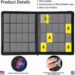 Premium 20-Pocket Green Trading Card Binder - Holds 1280+ TCG Cards & Sleeves - Image 5