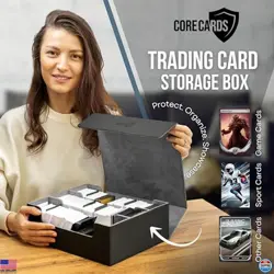 Ultimate Trading Card Storage Box - Holds 1800+ Cards, Magnetic Closure & 10 - Image 2
