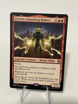 MTG - Electro, Assaulting Battery - Marvel's Spider-Man - Regular Rare 0076 - Image 1