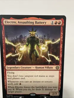 MTG - Electro, Assaulting Battery - Marvel's Spider-Man - Regular Rare 0076 - Image 4