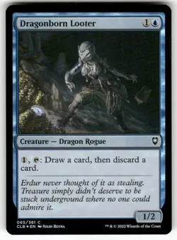 Dragonborn Looter 65 Foil NM MTG CLB Magic - Image 1