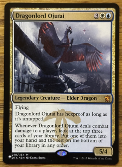 MTG Mystery Booster The List, Dragonlord Ojutai - Image 1