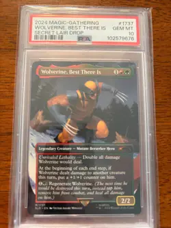 MTG Wolverine - Best There Is - Regular Non-FOIL Secret Lair x Marvel - PSA 10 - Image 1