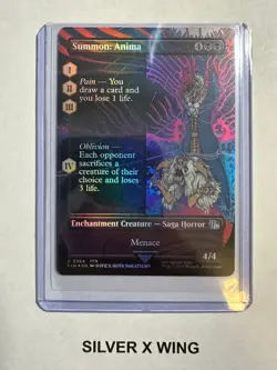 Summon: Anima Borderless Foil x1, MTG, Magic the Gathering, Final Fantasy, NM - Image 1