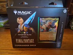 Final Fantasy Titus Counter Blitz Commander Deck MTG OPEN BOX NO COLLECTOR PACK - Image 1