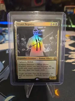 Mister Negative- FOIL - Marvel Spider-Man MTG 0135 - NM - Image 1