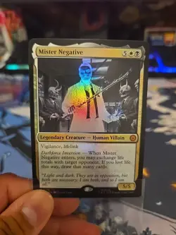 Mister Negative- FOIL - Marvel Spider-Man MTG 0135 - NM - Image 3