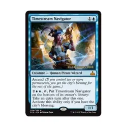 WOTC MtG Prerelease Promos Timestream Navigator (P) (Foil) EX - Image 1