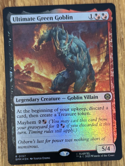 MTG Marvel Spider-Man, Ultimate Green Goblin - Foil - Image 1