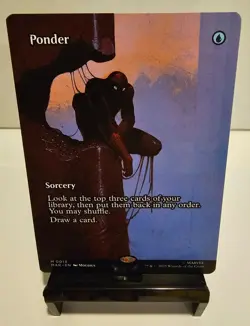 Ponder (Borderless Non Foil) 13 (M) MTG Marvel's Spider-Man Eternal-Legal (MAR) - Image 2