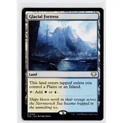 Glacial Fortress #160 | NM | Edge of Eternities Commander EOC Magic MTG - Image 1
