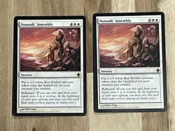 MTG Magic The Gathering Card Nomads Assembly X2 39/248 Eldrazi Lightly Played LP - Image 1