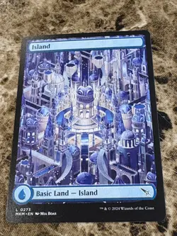 ISLAND Magic MTG Murders at Karlov Manor Full Art - Image 1