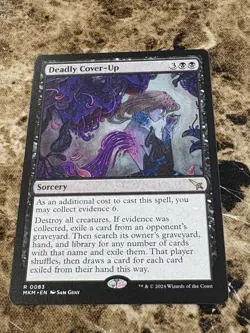 DEADLY COVER-UP Magic MTG Murders at Karlov Manor - Image 1