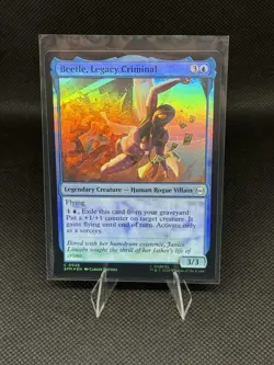 NM Foil Beetle, Legacy Criminal, MTG, Marvel's Spider-Man, Magic, 26 - Image 1