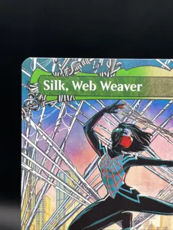 Silk, Web Weaver NM Borderless Regular #215 MTG Marvel's Spider-Man - Image 2