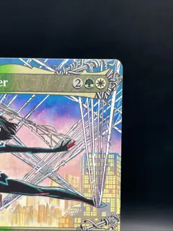 Silk, Web Weaver NM Borderless Regular #215 MTG Marvel's Spider-Man - Image 3