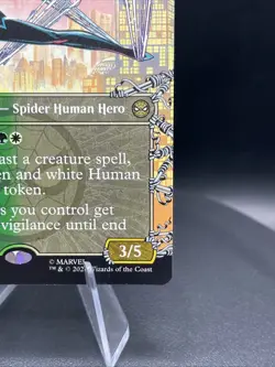 Silk, Web Weaver NM Borderless Regular #215 MTG Marvel's Spider-Man - Image 4