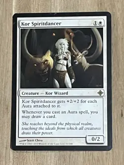 MTG Magic The Gathering Card Kor Spiritdancer 31/248 Eldrazi Lightly Played LP - Image 1