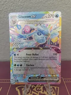 Holiday Calendar 2025 Festive Stamp Promo Glaceon Ex 026/131 Pokemon TCG - Image 1