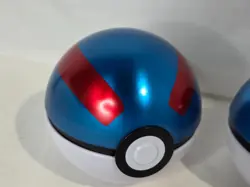 Pokemon Greatball Pokeball Premier Ball PokeBall Tins Lot Of 2 Blue /Red EMPTY - Image 2