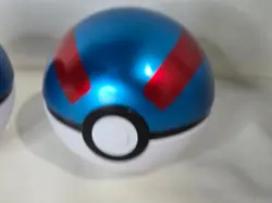 Pokemon Greatball Pokeball Premier Ball PokeBall Tins Lot Of 2 Blue /Red EMPTY - Image 3