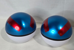 Pokemon Greatball Pokeball Premier Ball PokeBall Tins Lot Of 2 Blue /Red EMPTY - Image 4