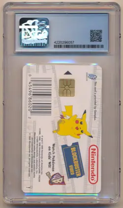 1999 POKEMON SNAP NINTENDO SQUIRTLE WHITE CGC 10 PRISTINE - Image 2