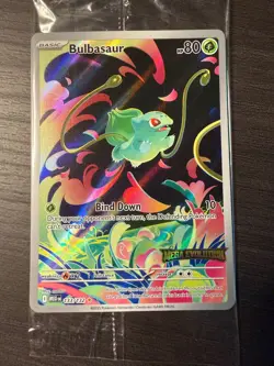 Bulbasaur 133/132 Illustration Rare Pokemon Mega Evolution Promo STAMPED - Image 2