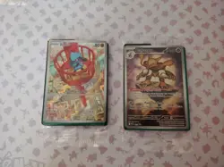 Pokemon Mega Evolution ETB Promo Cards Alakazam & Riolu Factory Sealed - Image 1