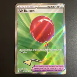 AIR BALLOON Ultra Rare Holo Trainer #166/132 Pokemon Mega Evolution English NM - Image 1