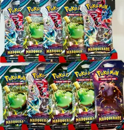 10x Pokemon Scarlet & Violet Twilight Masquerade Sleeved Booster Packs - Image 4