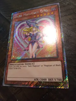 Near Mint Yugioh Dark Magician Girl Platinum Secret Rare (A) - RA03-EN123 - Image 1