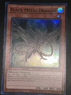 Yugioh! Black Metal Dragon - RA04-EN016 - Super Rare - 1st Edition Near Mint, - Image 1