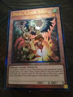 Yugioh! - Droll & Lock Bird - RA02-EN006 - Prismatic Ultimate Rare - NM - NEW - Image 1