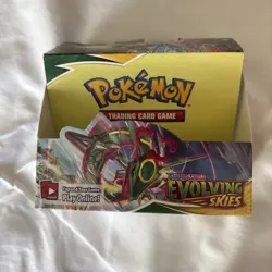 Pokemon Evolving skies Empty Booster Box For display ONLY - No Packs Or Cards - Image 1