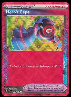 Pokemon Card Hero's Cape 152/162 Temporal Forces Ace Spec NM - Image 1
