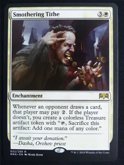 Smothering Tithe - RNA - Mtg Card #4KP - Image 1
