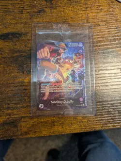 Monkey.D.Luffy (PSA Magazine) OP05-060 One Piece Promotion Cards Foil Sealed - Image 1