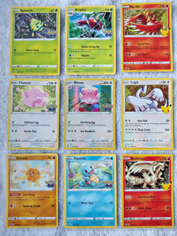 Pokemon Go & 25th Anniversary Celebrations - 9 Card Lot - Image 2