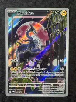 Pokemon TCG Miraidon SVP Black Star Promos Holo Card SVP013 Near Mint Condition - Image 1