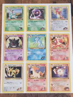 83/132 Cards Near Complete Vintage Pokemon Gym Challenge Set LP-NM WotC 5 Holos - Image 3
