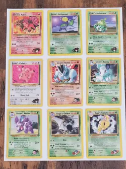 83/132 Cards Near Complete Vintage Pokemon Gym Challenge Set LP-NM WotC 5 Holos - Image 5