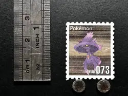 Mismagius Pokemon Stamp Shogakukan Japanese Card TCG Nintendo Game Anime Japan Z - Image 2