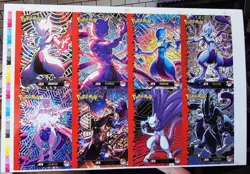Pokemon TEAM ROCKET Cards Top Uncut Sheet Set - Peru Mewtwo Mew Charizard Gengar - Image 1