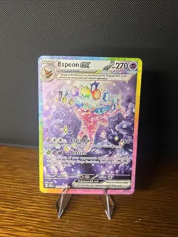 Espeon EX 155/131 Prismatic Evolutions Holo Card English SIR Pokemon Pack Fresh - Image 1