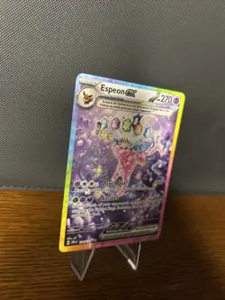Espeon EX 155/131 Prismatic Evolutions Holo Card English SIR Pokemon Pack Fresh - Image 2