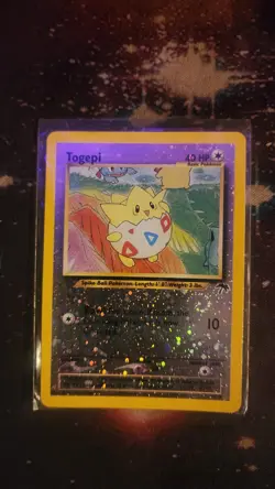 Pokemon TCG Togepi Southern Islands 4/18 Reverse Holo Card - Image 1
