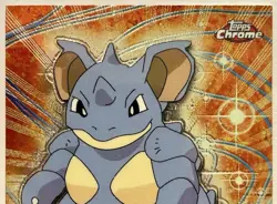 NIDOQUEEN #31, Series 1 - 2000, Topps TV Animation Edition Chrome Pokemon Card - Image 4