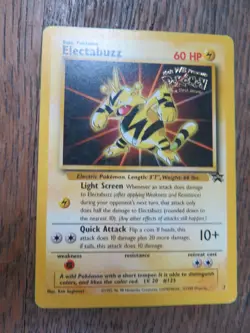 Pokemon TCG Electabuzz (Movie Promo) 02/53 - WoTC Black Star Promo 1999 CARD - Image 2